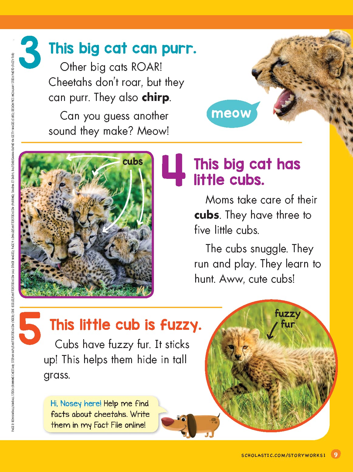  a sample page from an issue of Storyworks 1