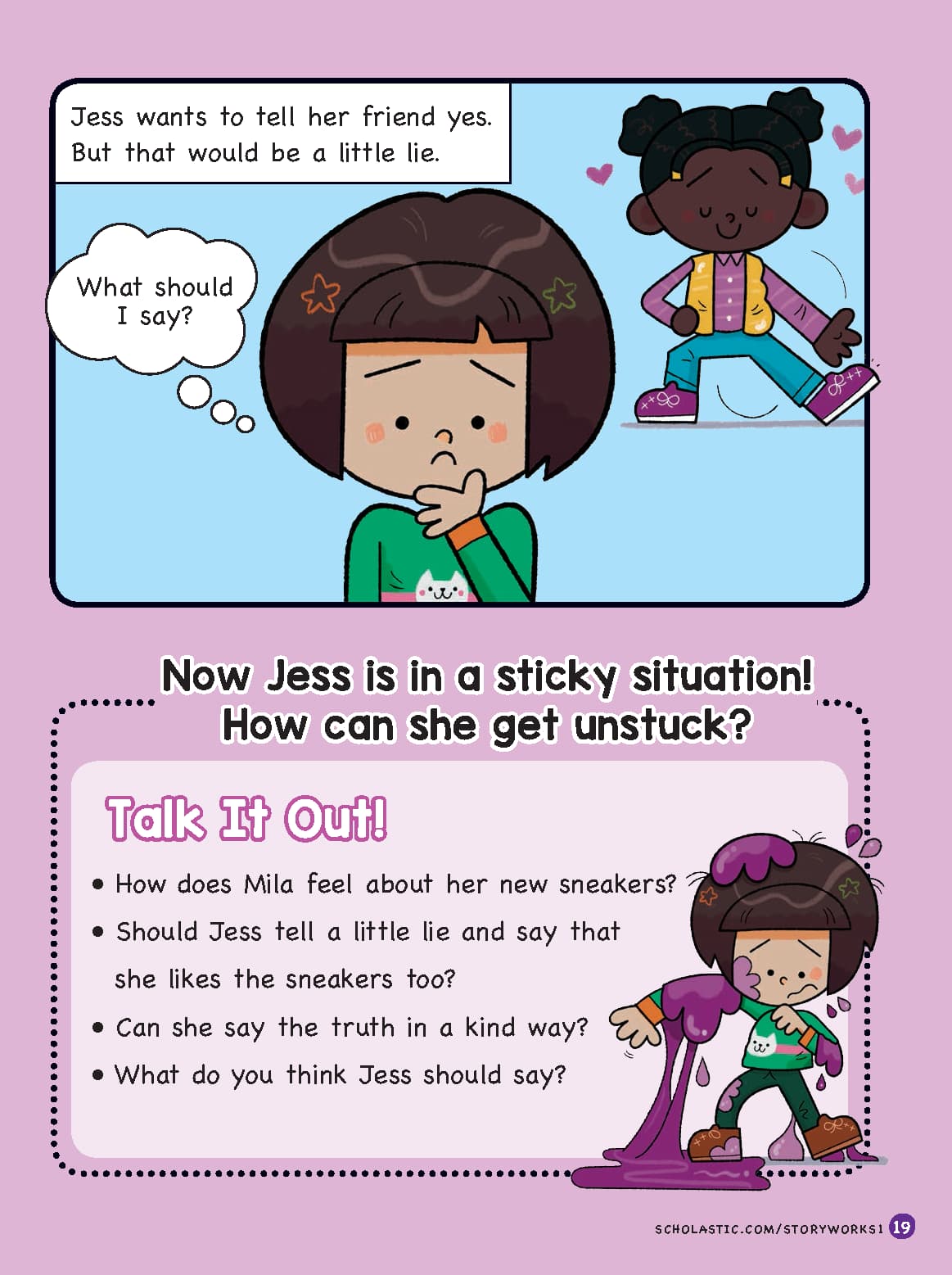  a sample page from an issue of Storyworks 1