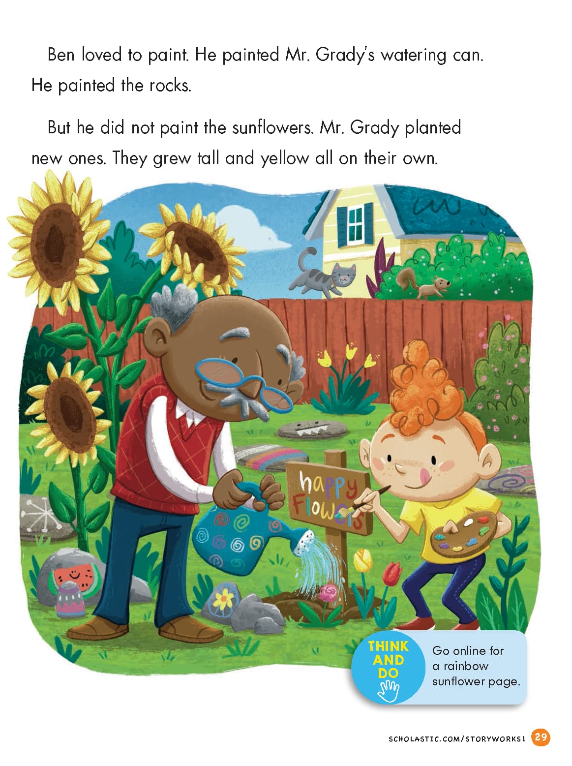  a sample page from an issue of Storyworks 1